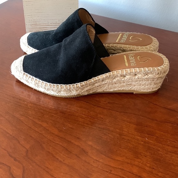 KANNA Open Heel Espadrille Style Shoes - Picture 4 of 6